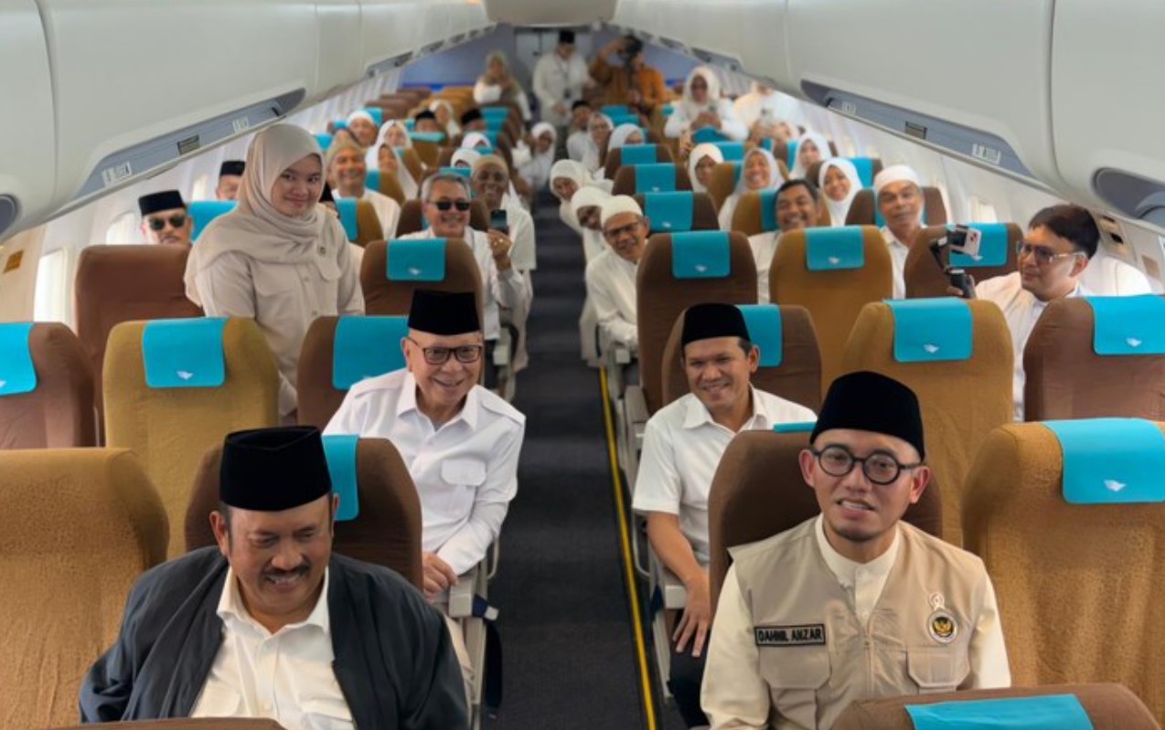 Fasilitas Manasik Jemaah Haji Aceh Makin Canggih, Garuda Hibahkan Pesawat Boeing 737