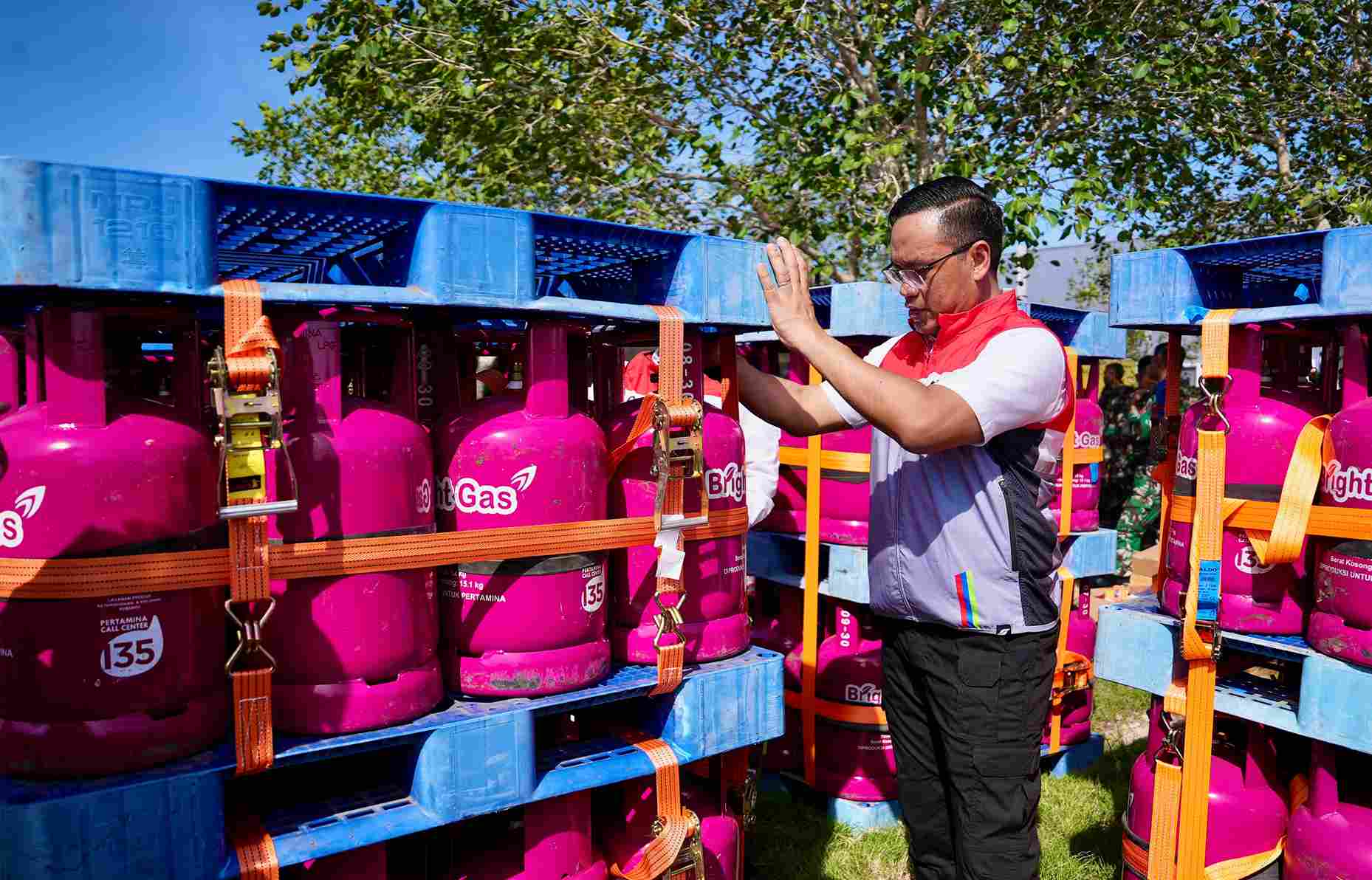 Pertamina Gerak Cepat Pasok LPG ke Daerah Bener Meriah gunakan metode Sling Load