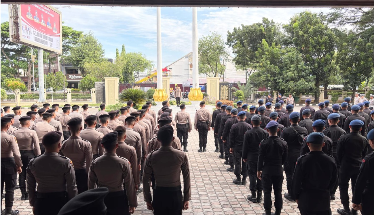 Amankan Hari Buruh, Polda Aceh Terjunkan 661 Personel di Sejumlah Titik