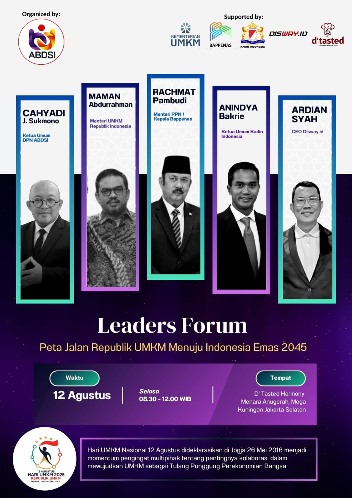 Ekosistem Pendampingan Republik UMKM Menuju Indonesia Emas 2045