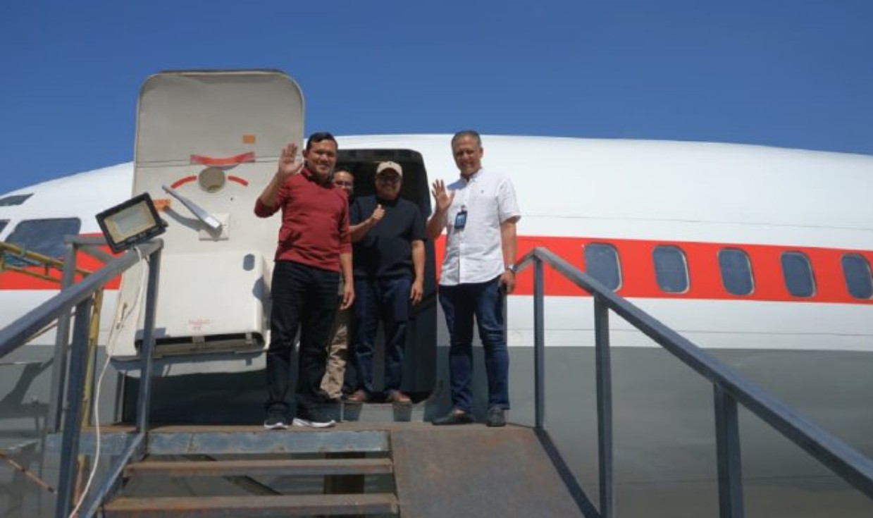 Simulasi Perjalanan Calon Jemaah Haji 2026, Pemerintah Aceh Punya Pesawat Boeing 737 Replika