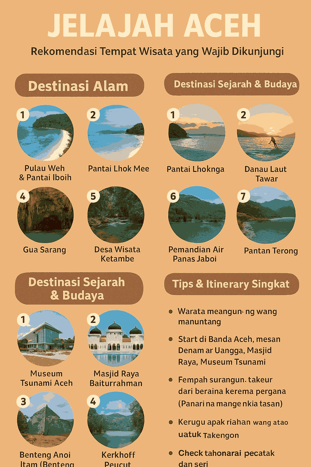 Jelajah Aceh: Rekomendasi Tempat Wisata yang Wajib Dikunjungi
