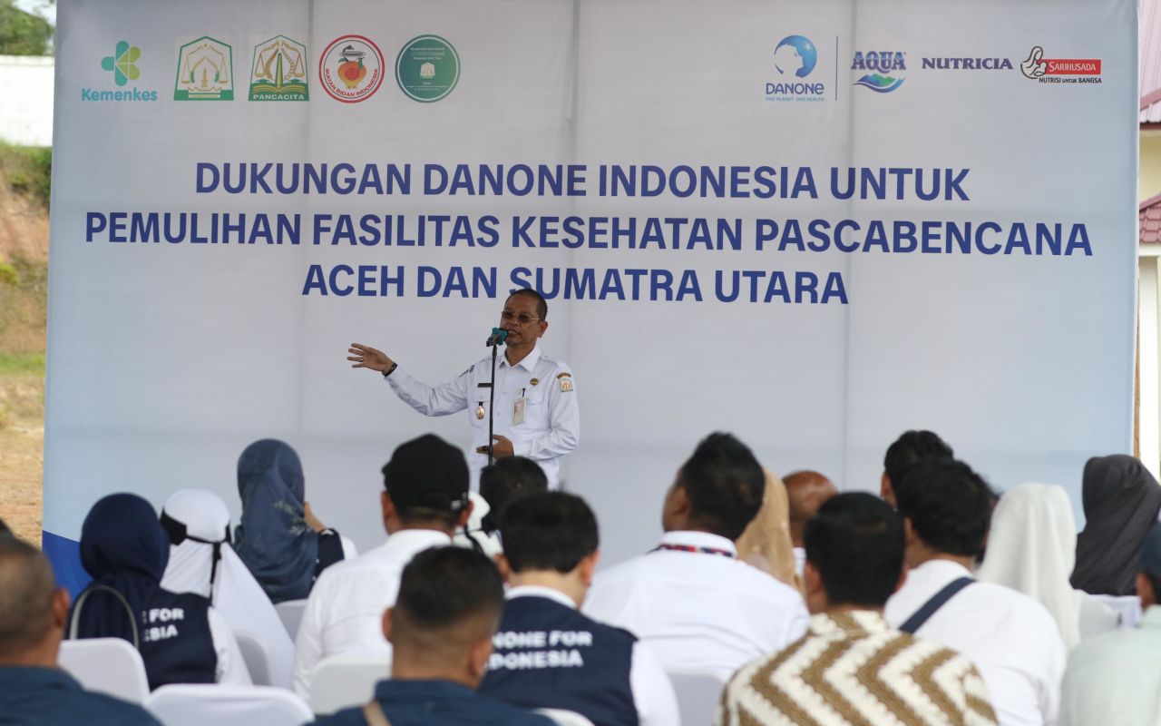 Danone Bangun 35 Titik Sumber Air di Lokasi Bencana, Bupati Aceh Timur Apresiasi Tinggi