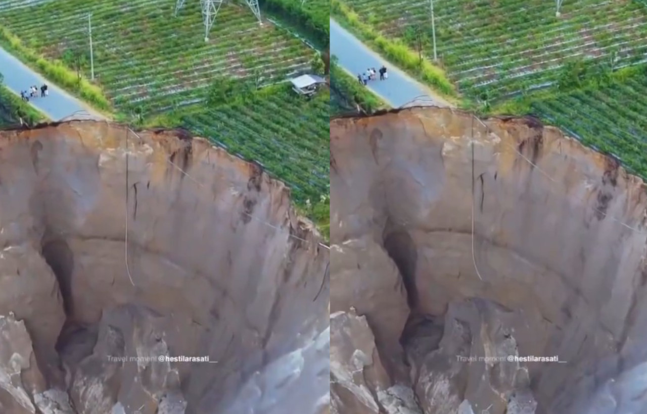 Potret Lubang Raksasa di Aceh Tengah Kini Ancam Permukiman Warga, Apa Tindakan Pemerintah?