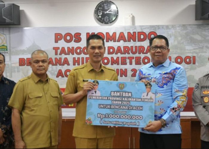Pemrov Aceh Terima Bantuan dari Kalteng Senilai Rp2,81 miliar, Berikut Rinciannya!