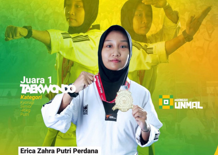 Harumkan Lampung, Mahasiswi Psikologi Universitas Malahayati Sabet Juara 1 Taekwondo